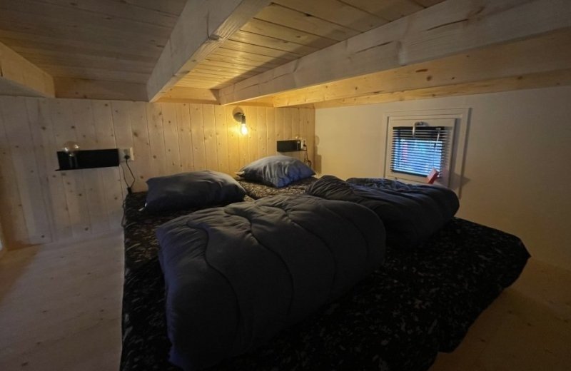 Tiny house koolmees slaapkamer