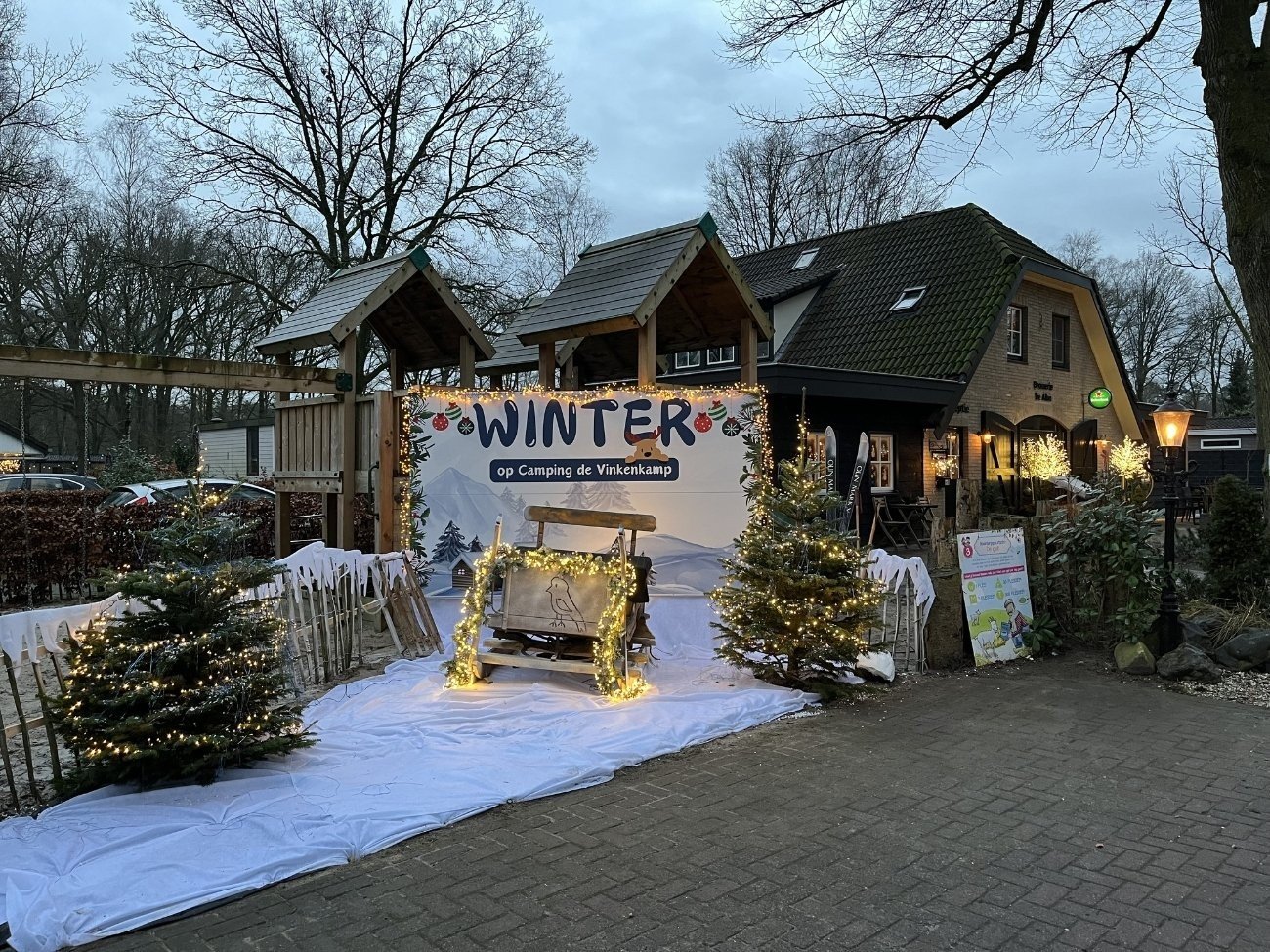 Wintercamping op de Veluwe - Vinkenkamp