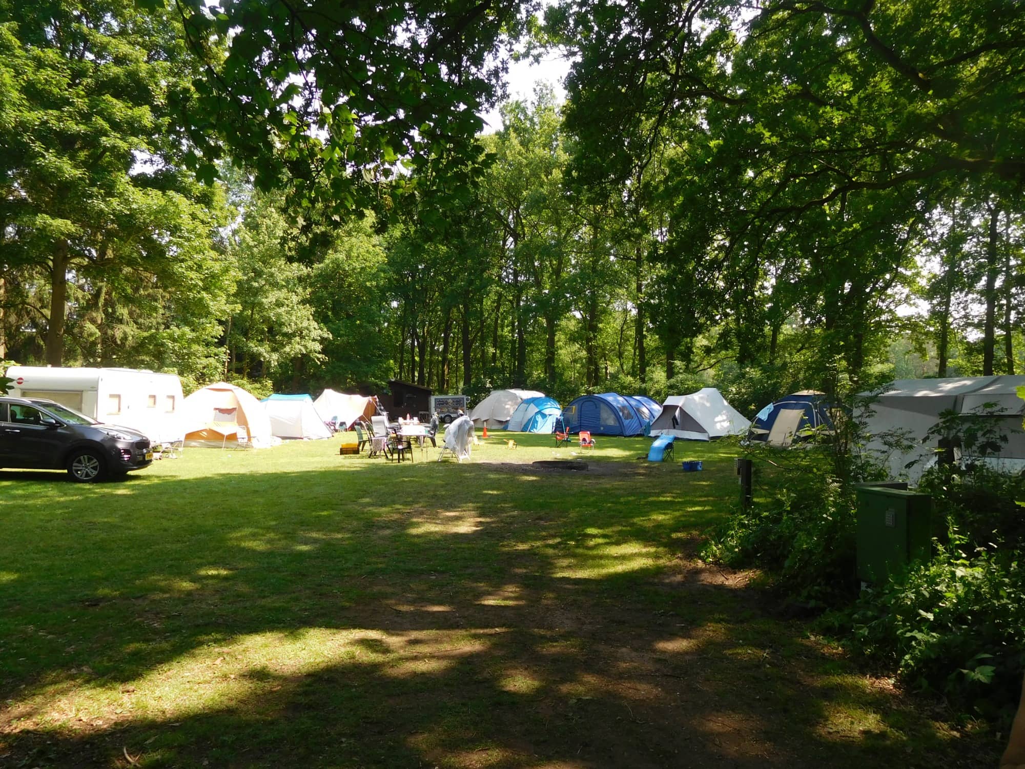 Groepskamperen op Camping de Vinkenkamp in Gelderland